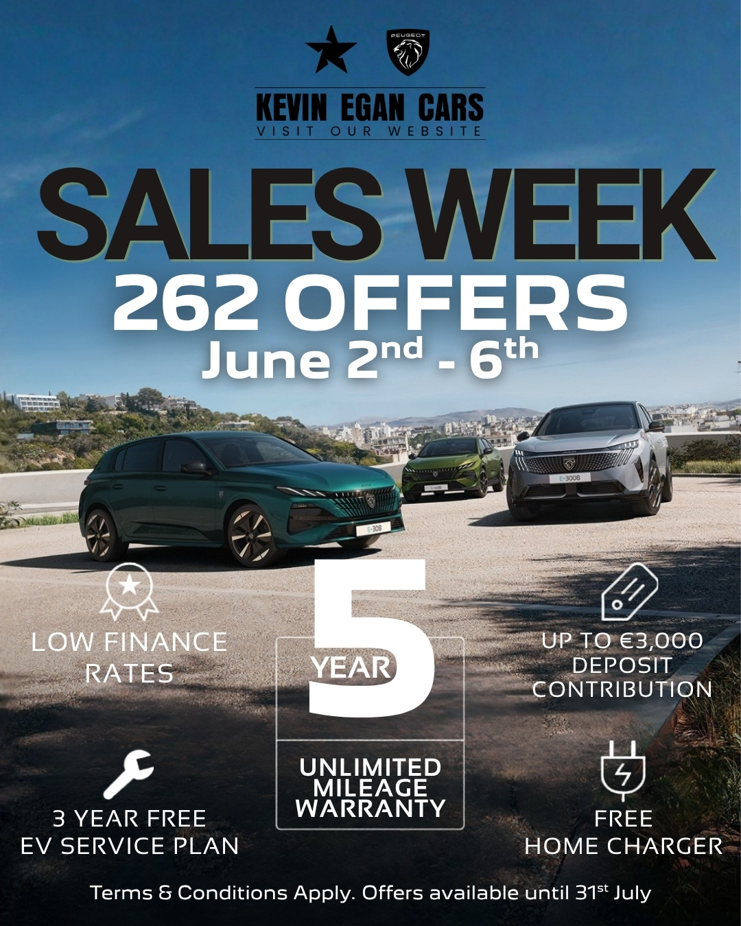 Kevin Egan Cars Sales Week | June 2nd–6th